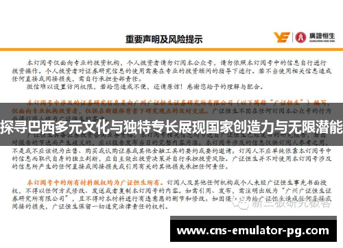 探寻巴西多元文化与独特专长展现国家创造力与无限潜能