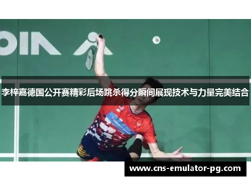李梓嘉德国公开赛精彩后场跳杀得分瞬间展现技术与力量完美结合