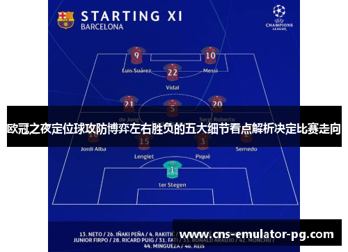 欧冠之夜定位球攻防博弈左右胜负的五大细节看点解析决定比赛走向
